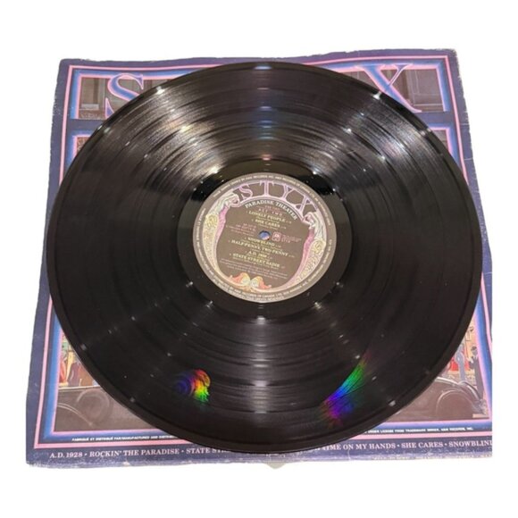 Vintage Styx Paradise Theater Vinyl LP 1981 A&M Rock Album Gatefold Classic - Picture 5 of 10